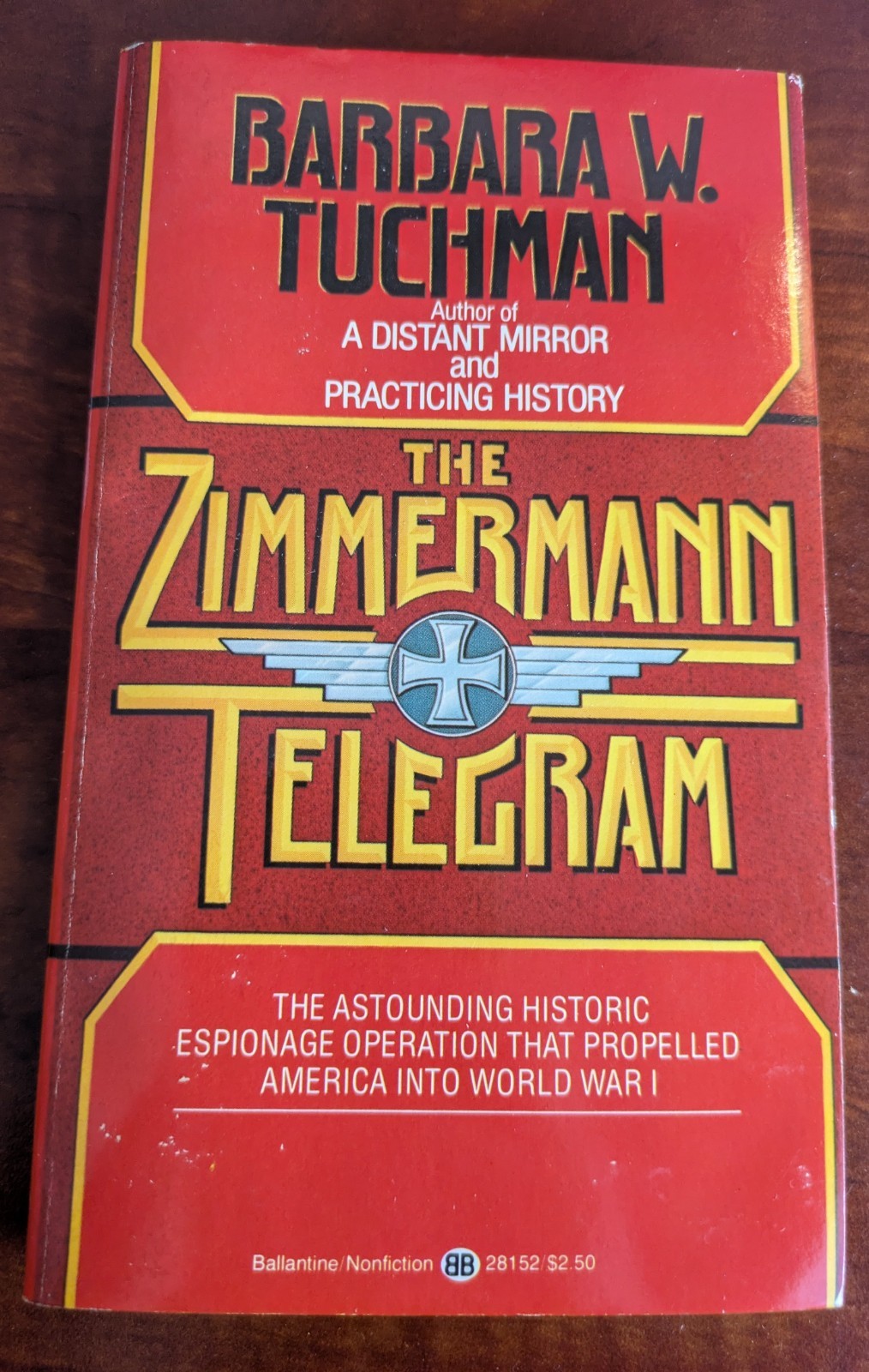The Zimmermann Telegram Barbara W. Tuchman 1979 -History- Ballantine