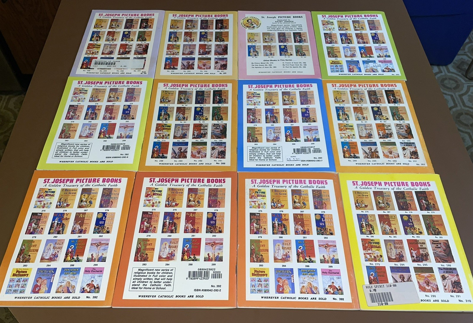 Lot of 12 Vintage 1970s 80s St Joseph Picture Books Religious Father Lovasik Set