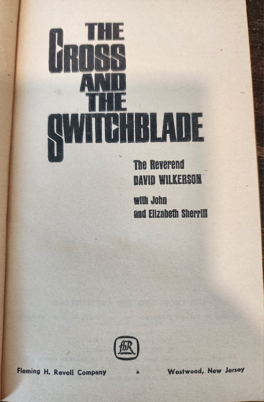 The Cross and the Switchblade First Printing Paperback Revell Printing