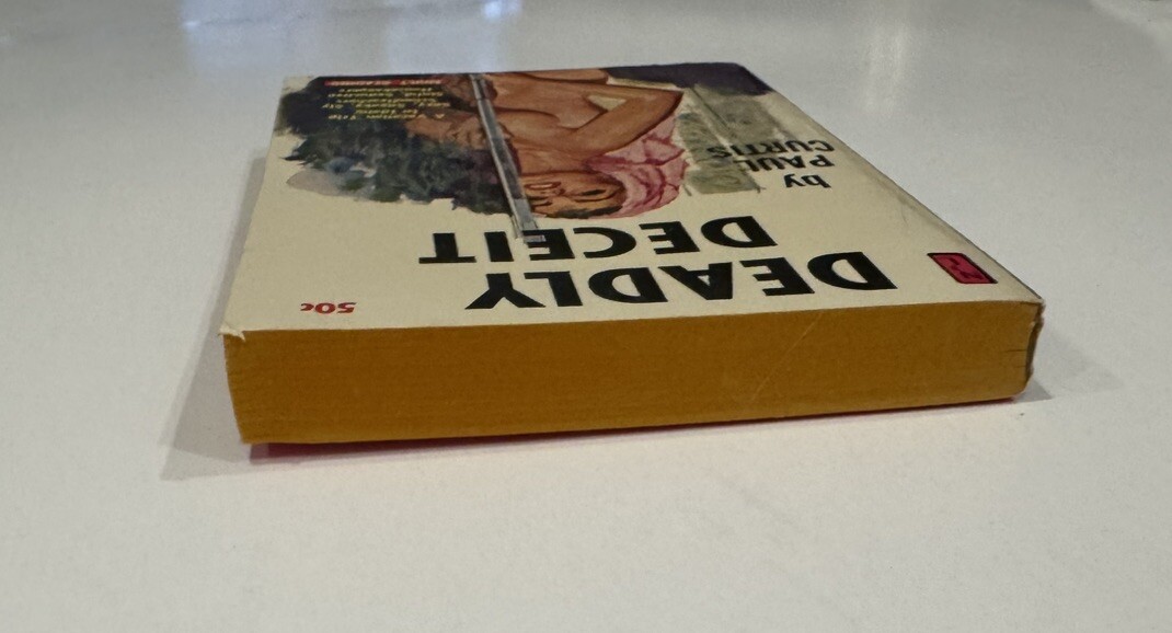 Deadly Deceit Paul Curtis Adult Reading Newstand Library 1961