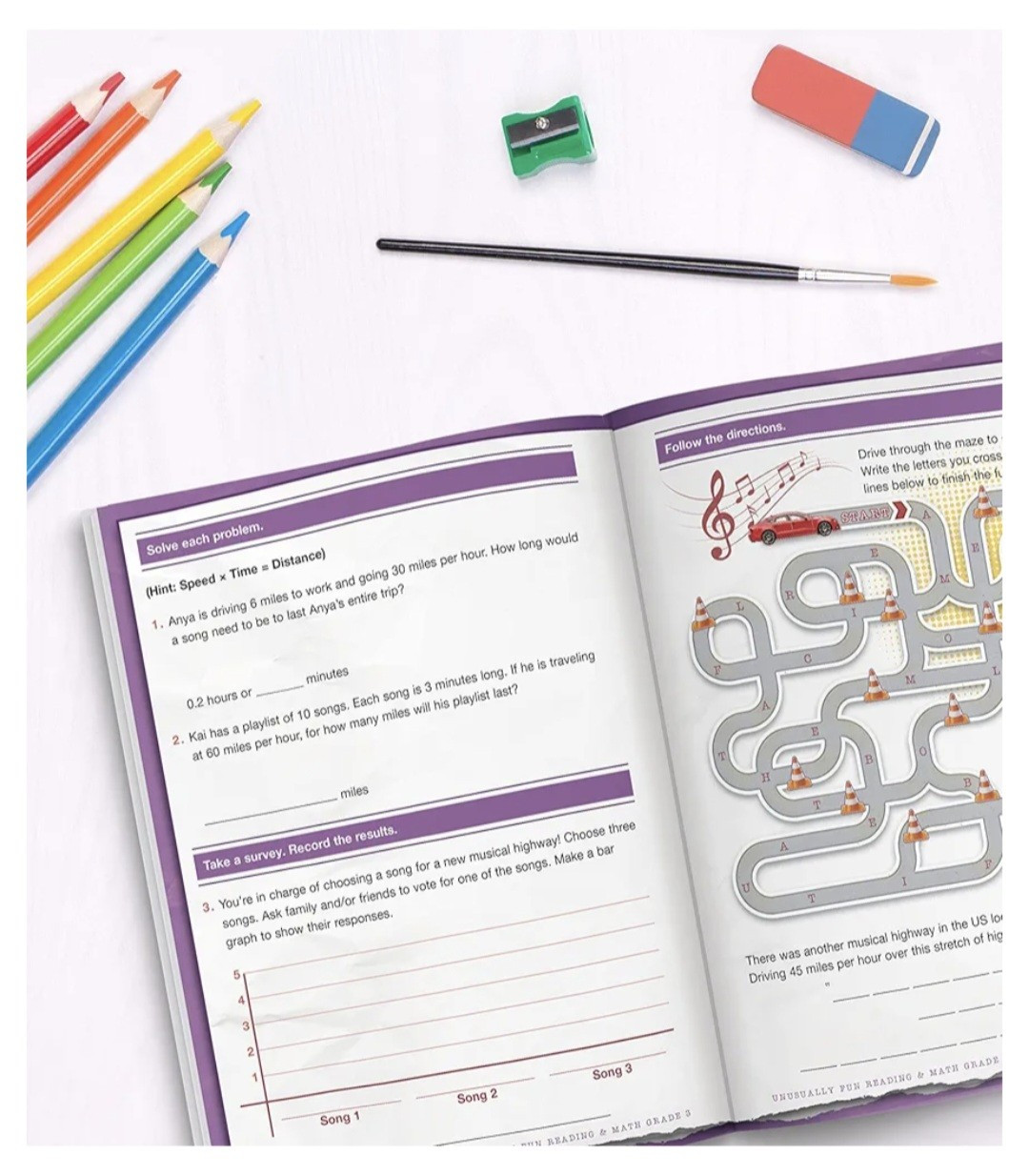 Unusually Fun Reading & Math Grade 3 Seriously Fun Topics to Teach Skills