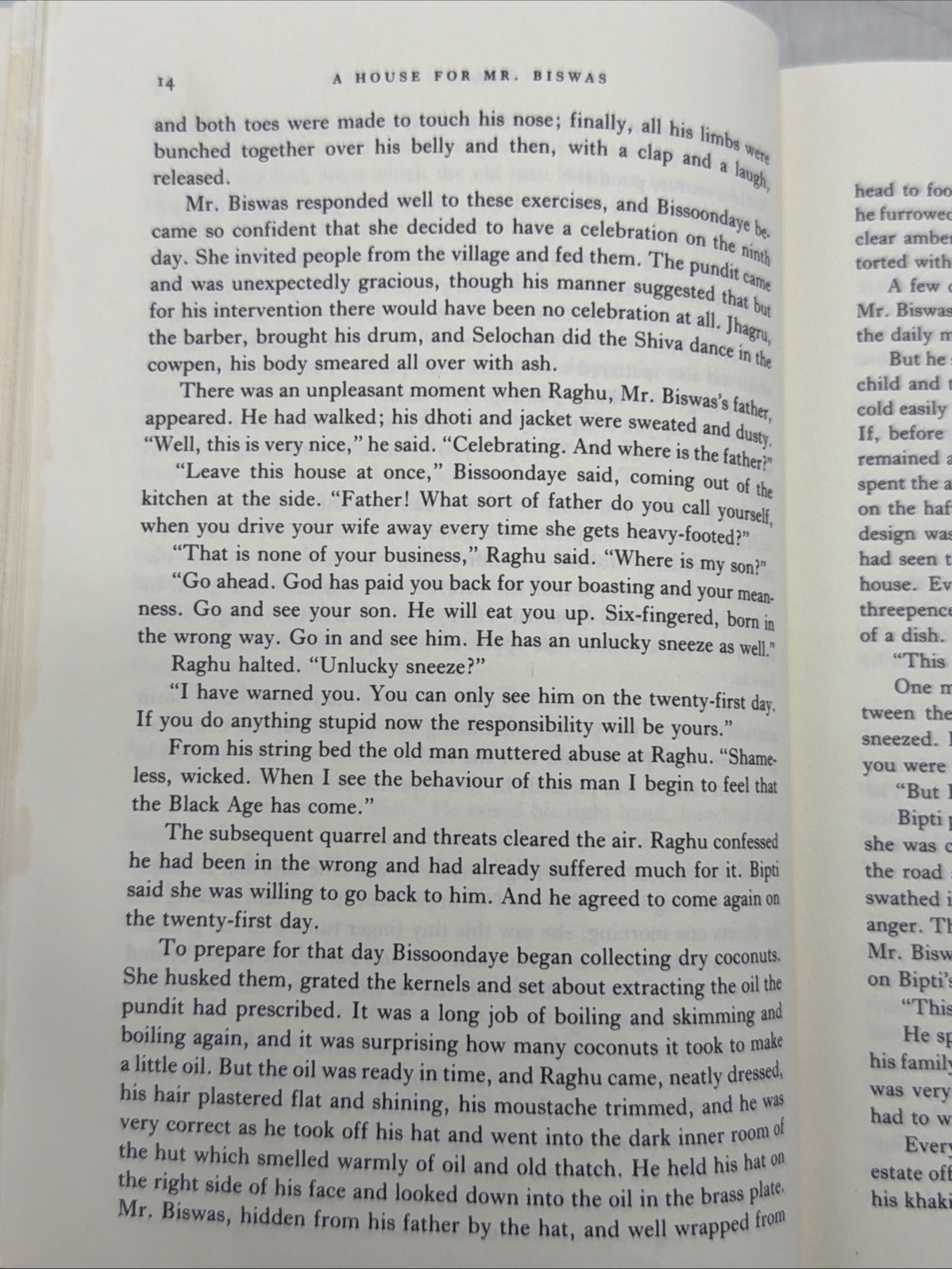 A House For Mr. Biswas by V.S. Naipaul (1983, Alfred A. Knopf) HCDJ