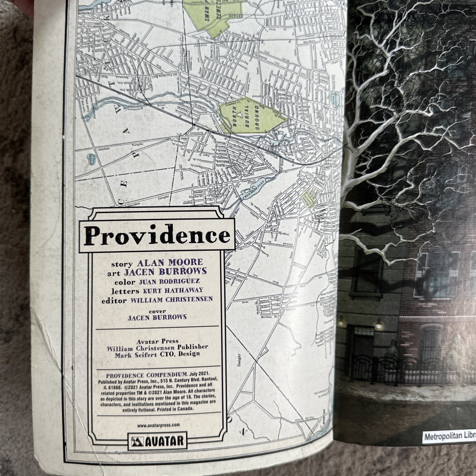 Avatar Providence Compendium Alan Moore Burrows Tpb Comic 2021