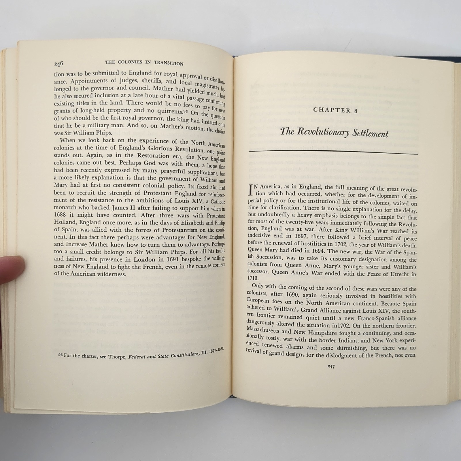 The Colonies In Transition 1660 to 1713 Hardcover Book Wesley Craven 1968