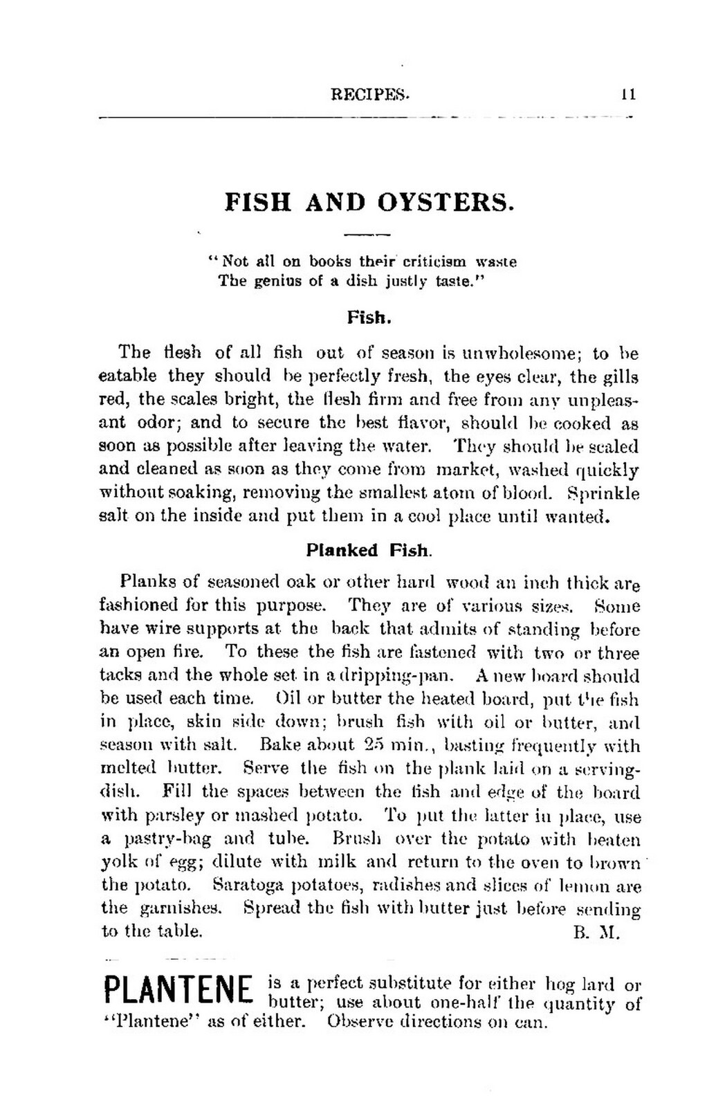 1907 The Baptist Cook Book 168 Pages