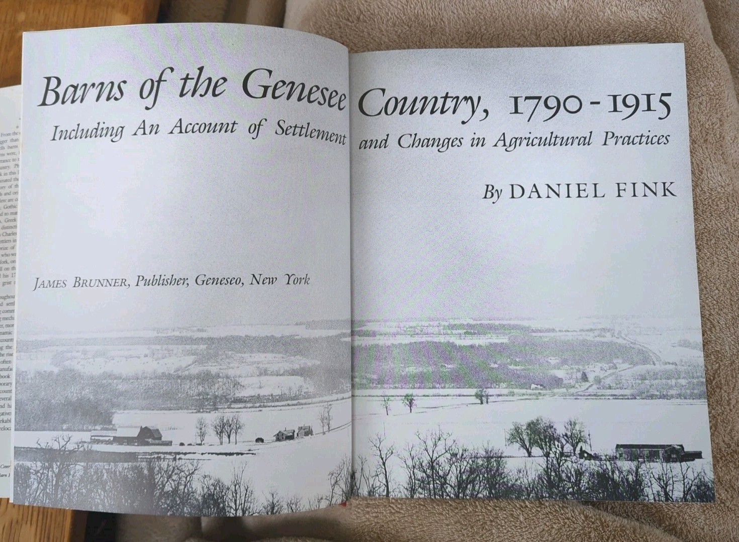 Barns of the Genesee Country, 1790-1915, by Daniel Fink, Hardcover, 528 pages
