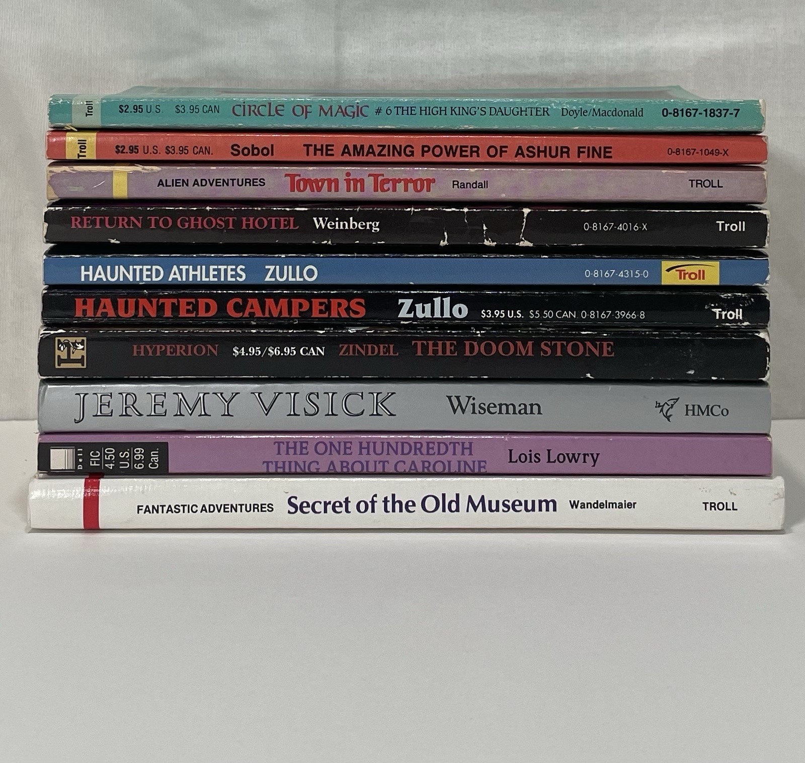 Mixed Lot Kids YA Spooky Scary Halloween Mystery Ghost Chapter Paperback Books