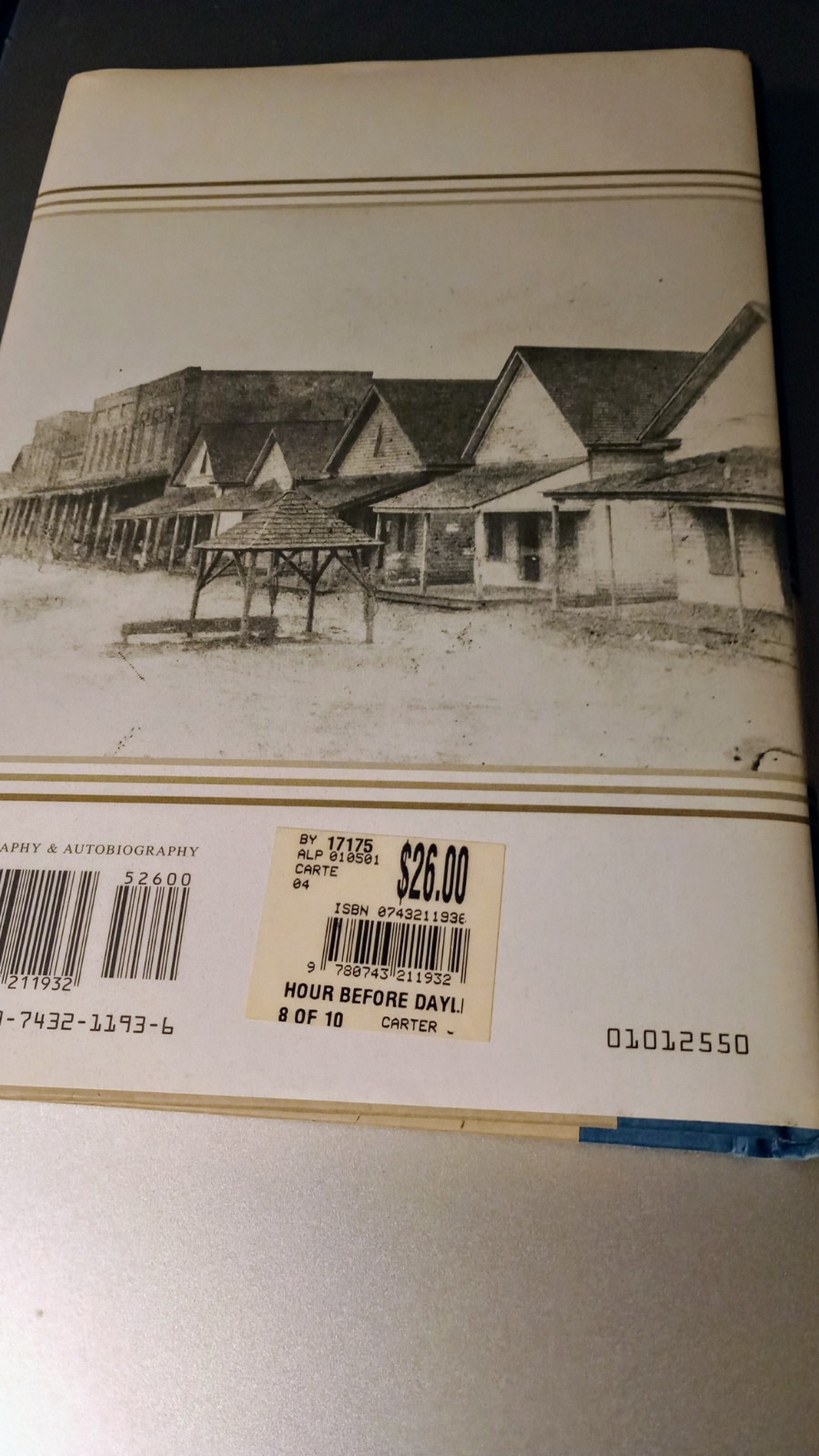 Vintage An Hour Before Daylight Memories of a Rural Boyhood By Jimmy Carter HC