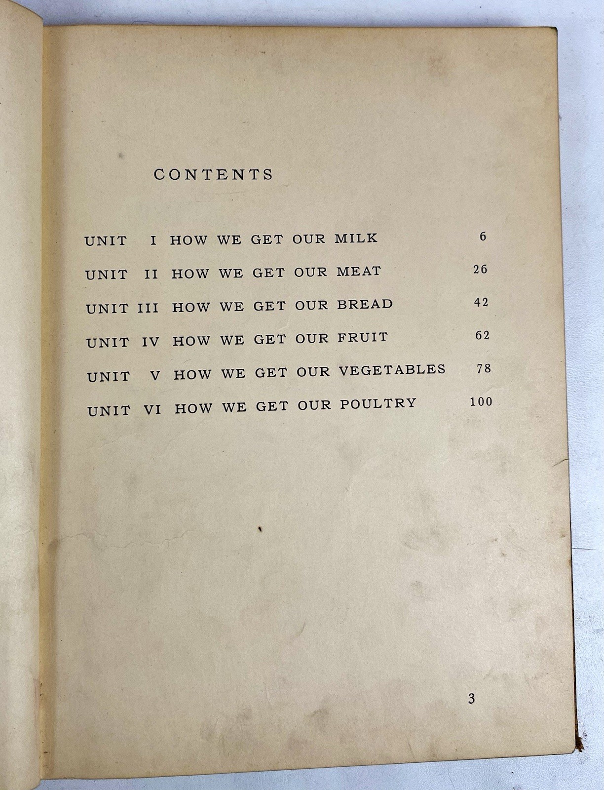 RARE How We Get Our Food by Ethel Howard HC 1939 Harcourt