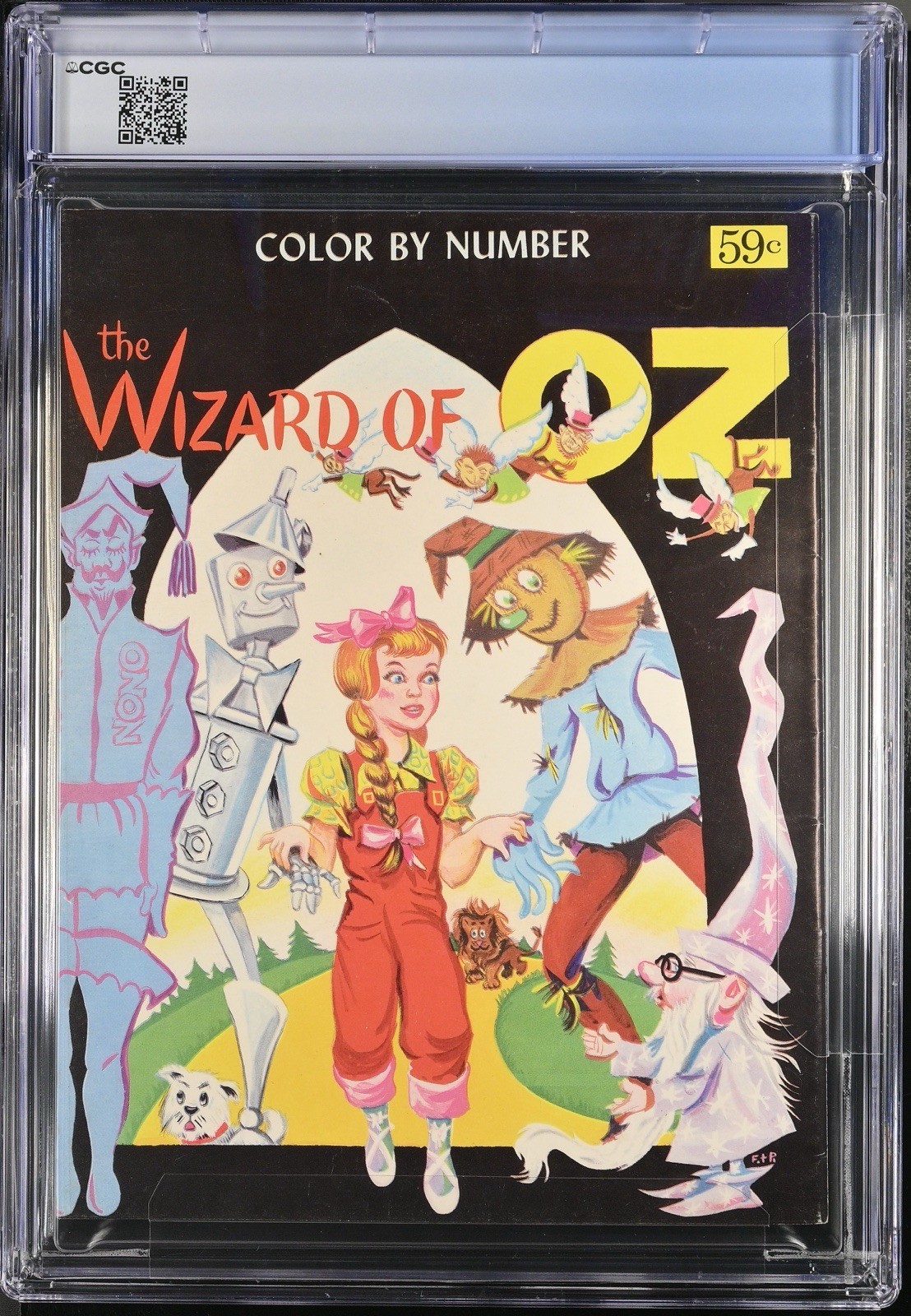 WIZARD OF OZ🔥COLOR BY NUMBER🔥RARE ORIGINAL🔥SUPER EARLY🔥CGC 8.5🔥UNUSED