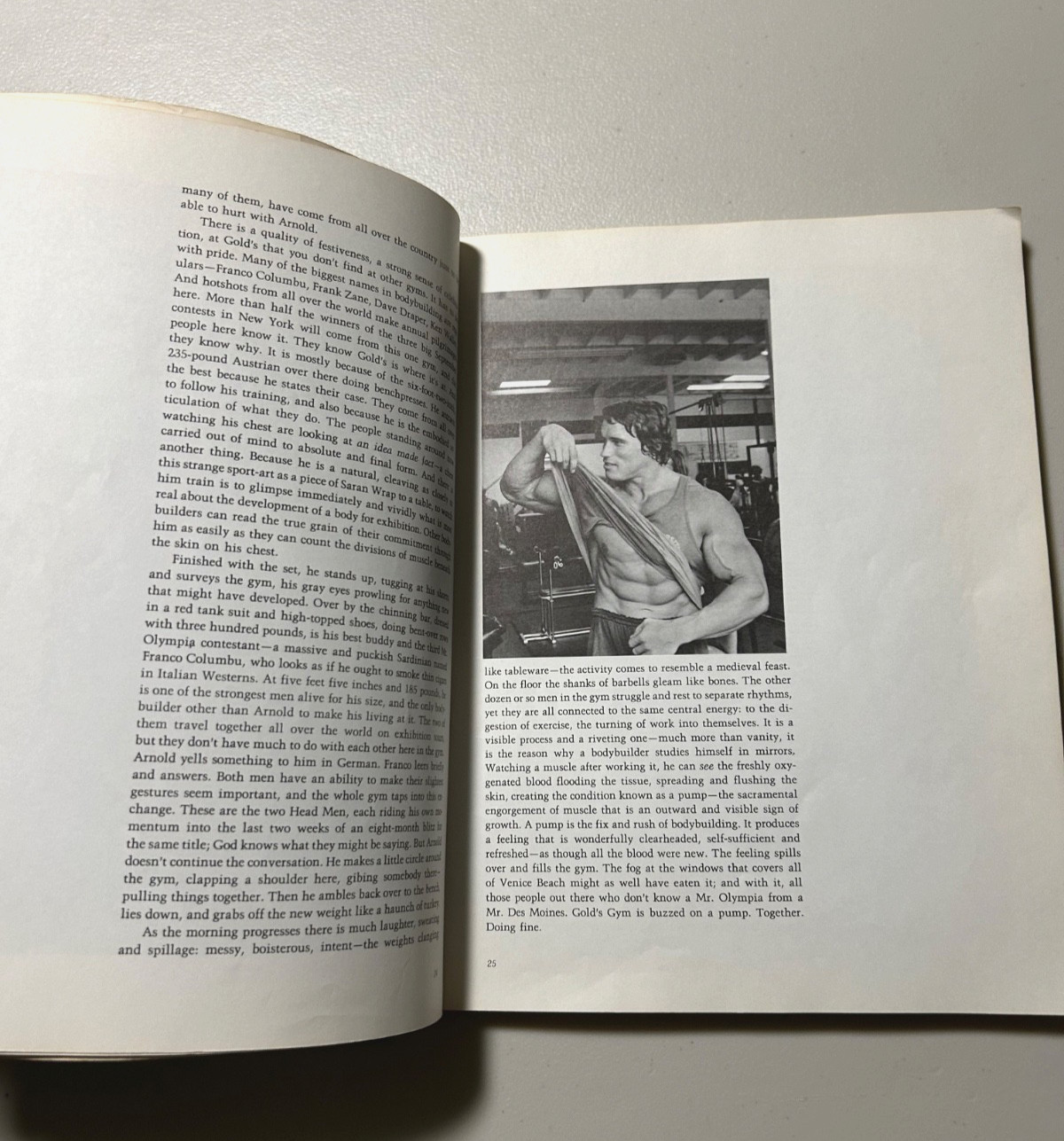 Vintage Pumping Iron Book by Charles Gaines, G. Butler & Schwarzenegger VHS Tape