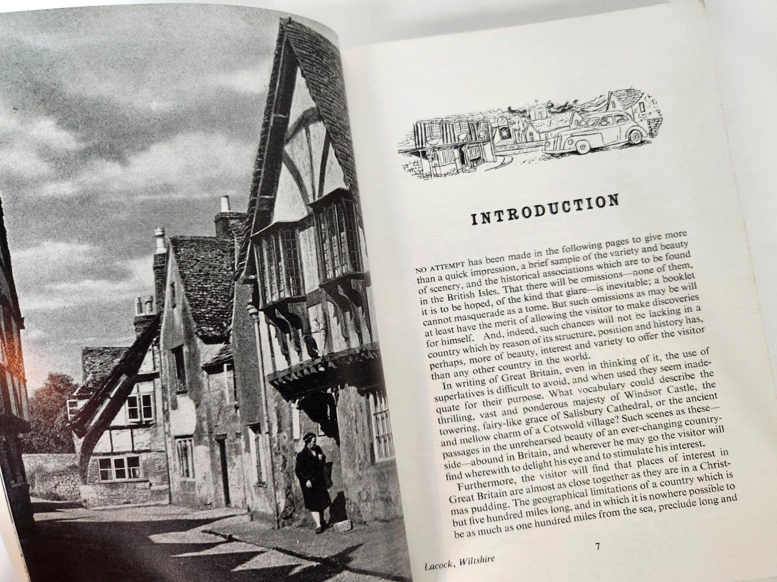 England Vtg 1954 Book Tourist British Travel Association 200 Pages UK Britain