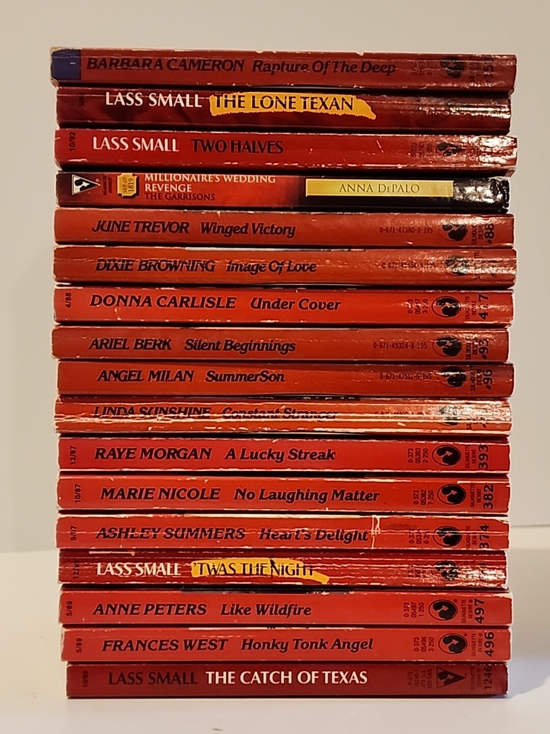 Lot of 100 Harlequin/Silhouette Desire Romance Paperbacks Random Mix Vintage
