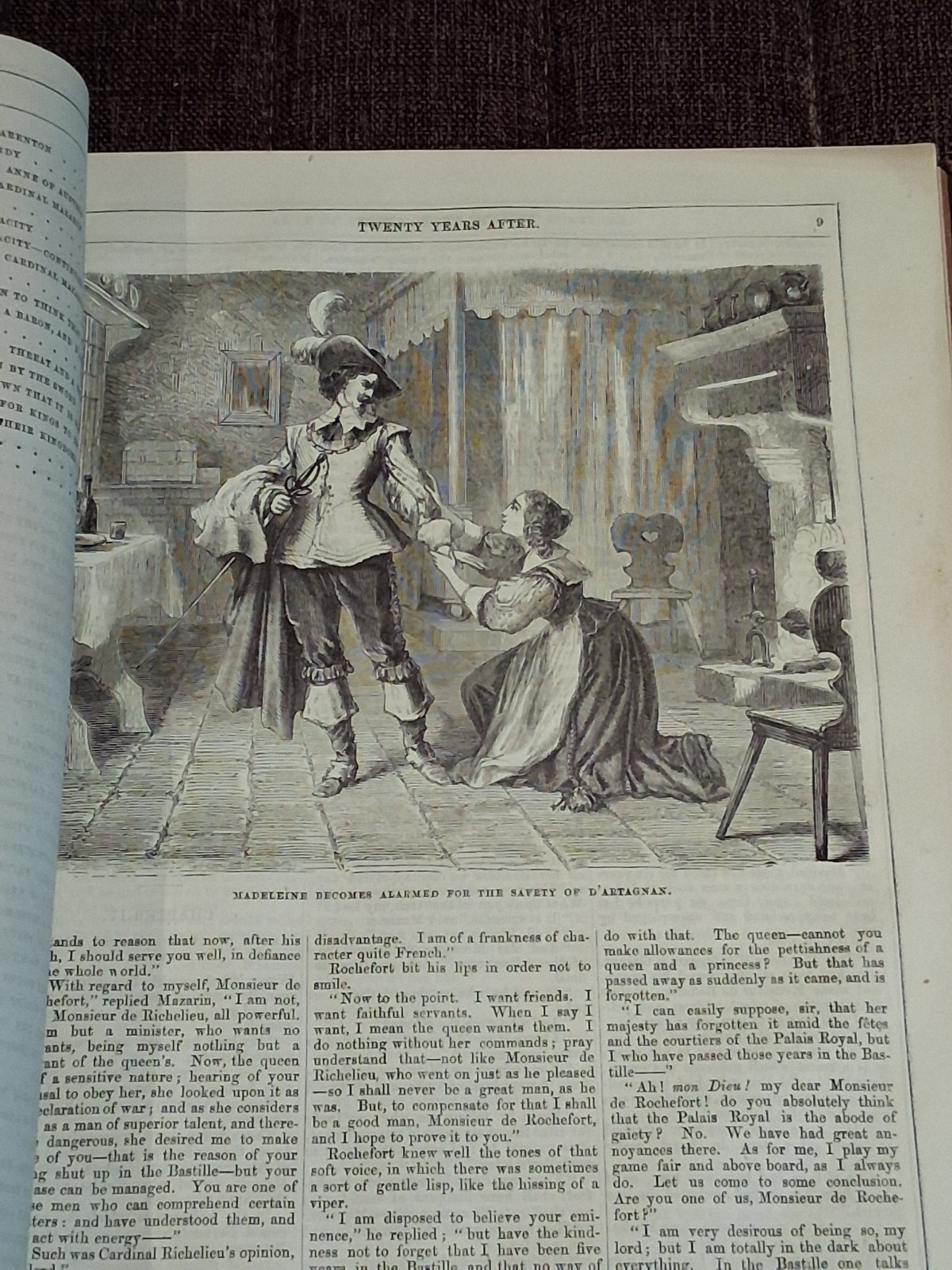 Alexander Dumas Three musketeers Twenty years later 1890th illustrated