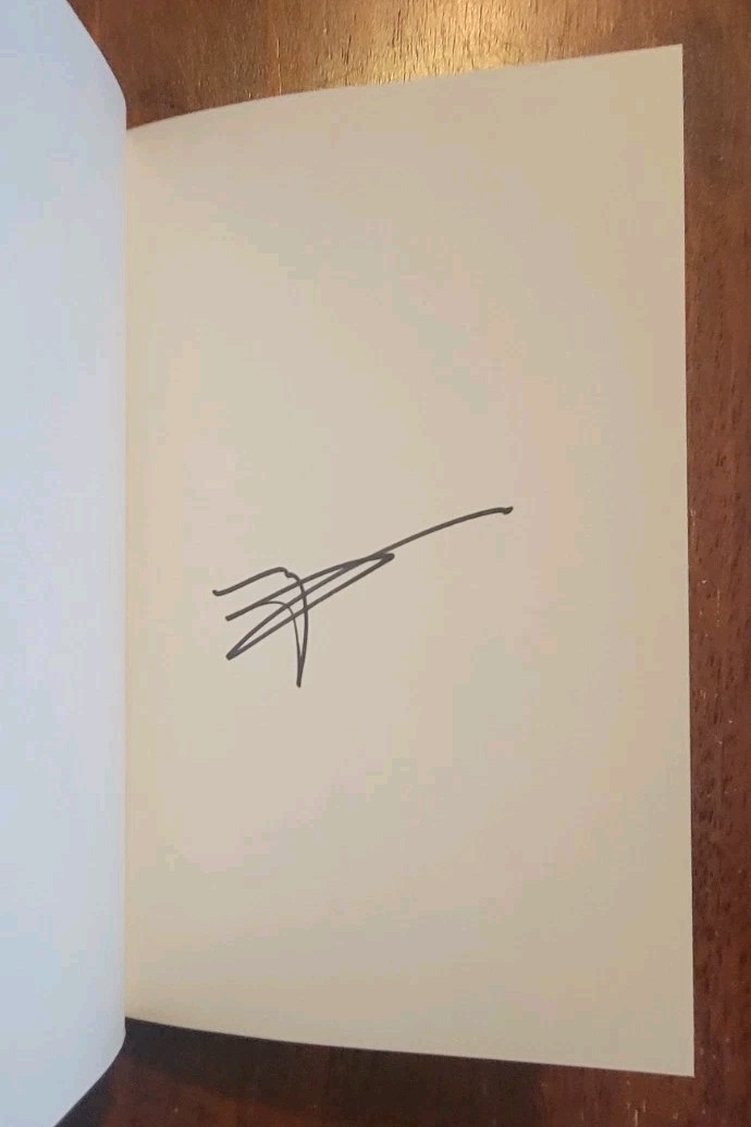 Matthew McConaughey hardcover book Poems & Prayers Barnes & Noble Signed Edition