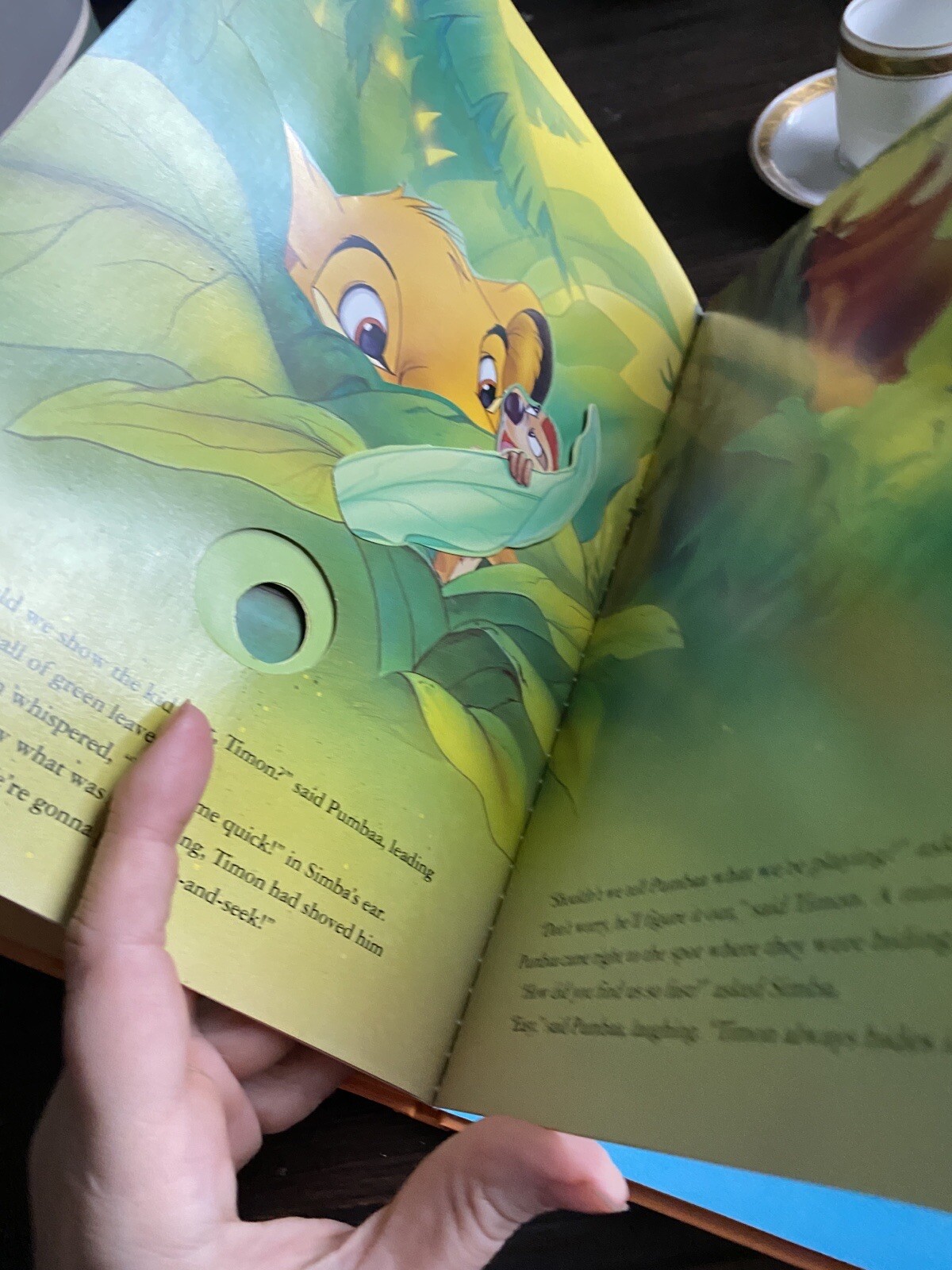 Lion King Simbas New Home Book Animated Moving Pictures 1994 90s Disney Vtg