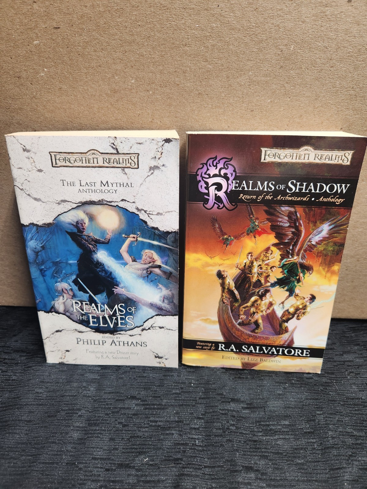 Forgotten Realms Realms of the Elves, Realms of Shadow Anthology R A Salvatore