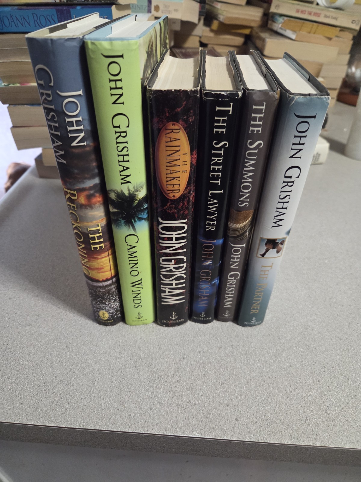 John Grisham. Lot Of 6 Hardcover Legal Crime Thriller