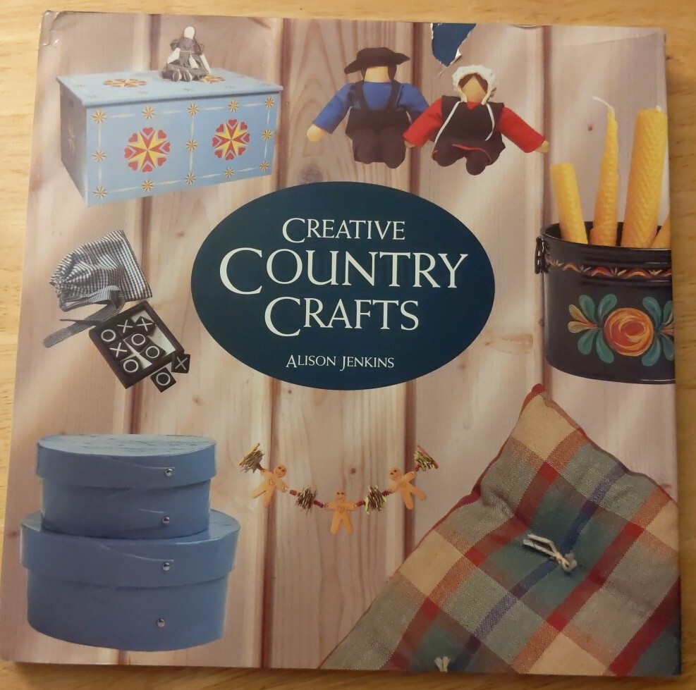 VTG 1994 1st ed Creative Country Crafts by Alison Jenkins HC w/dustcover MINT