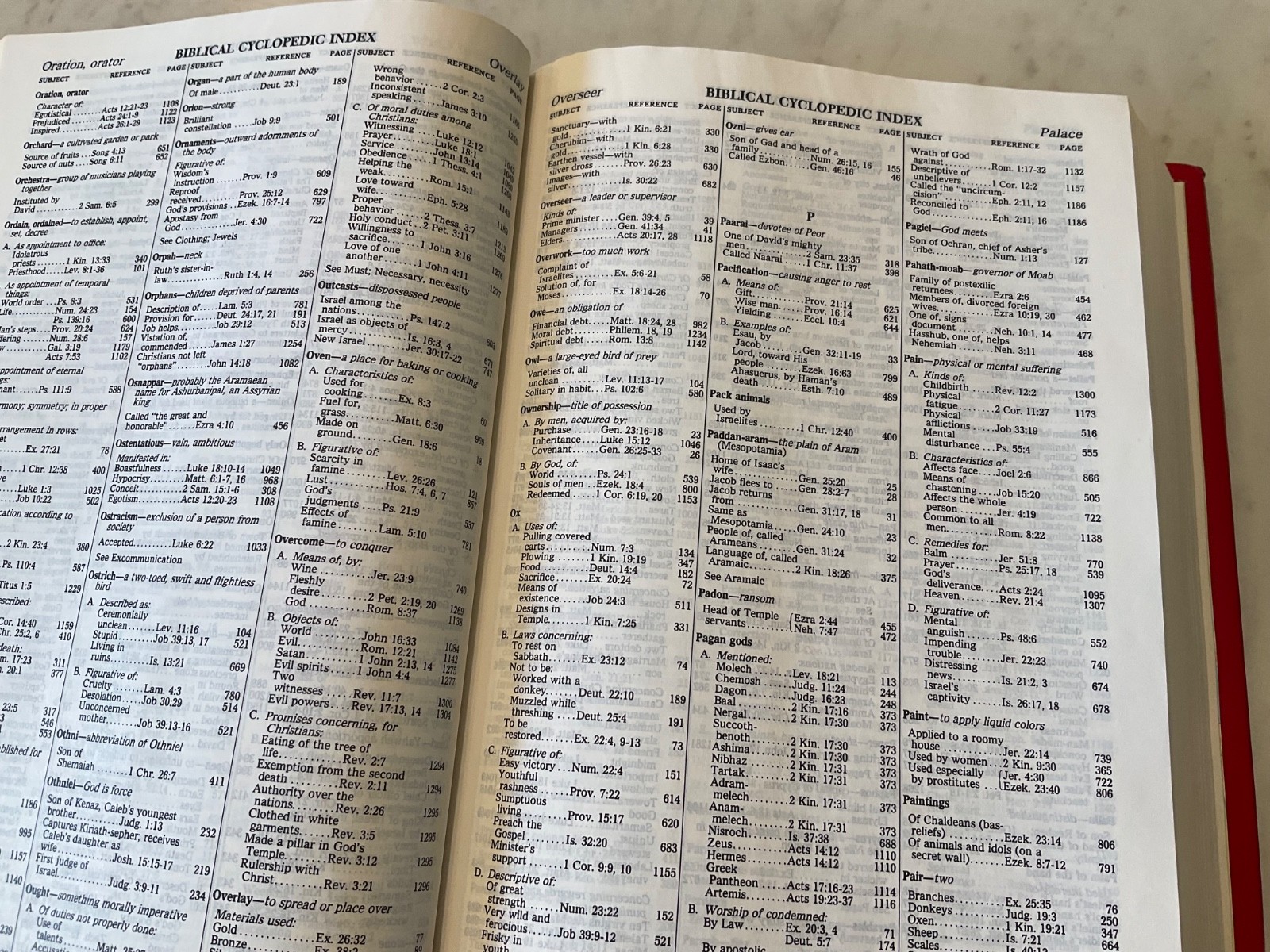 Bible NASB Open Bible 1985 Expanded Edition Red Letter Burgundy Hardcover
