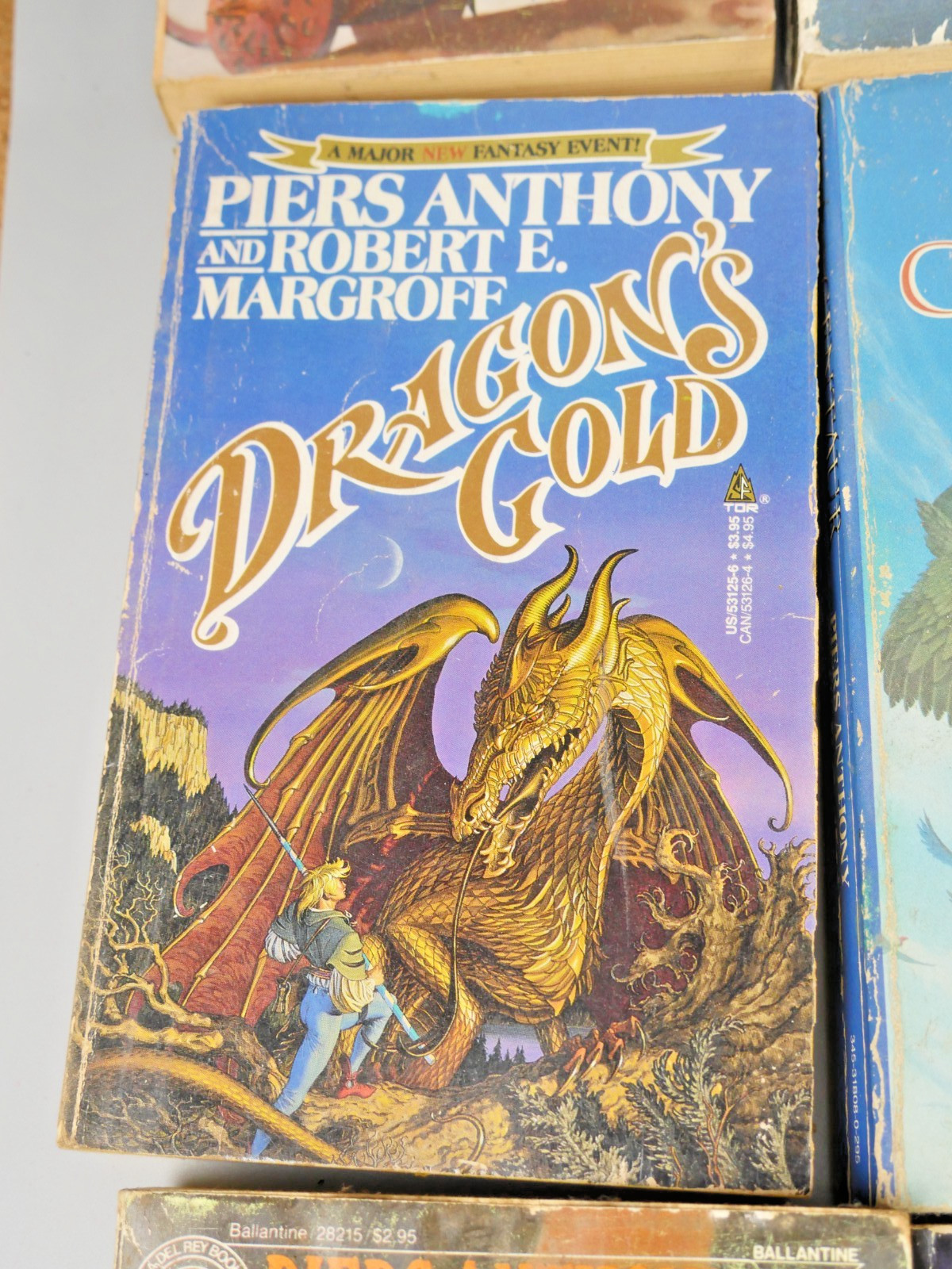 Vintage Xanth Novels Lot 9 Piers Anthony Del Rey Paperback Fantasy Sci Fi 1980s