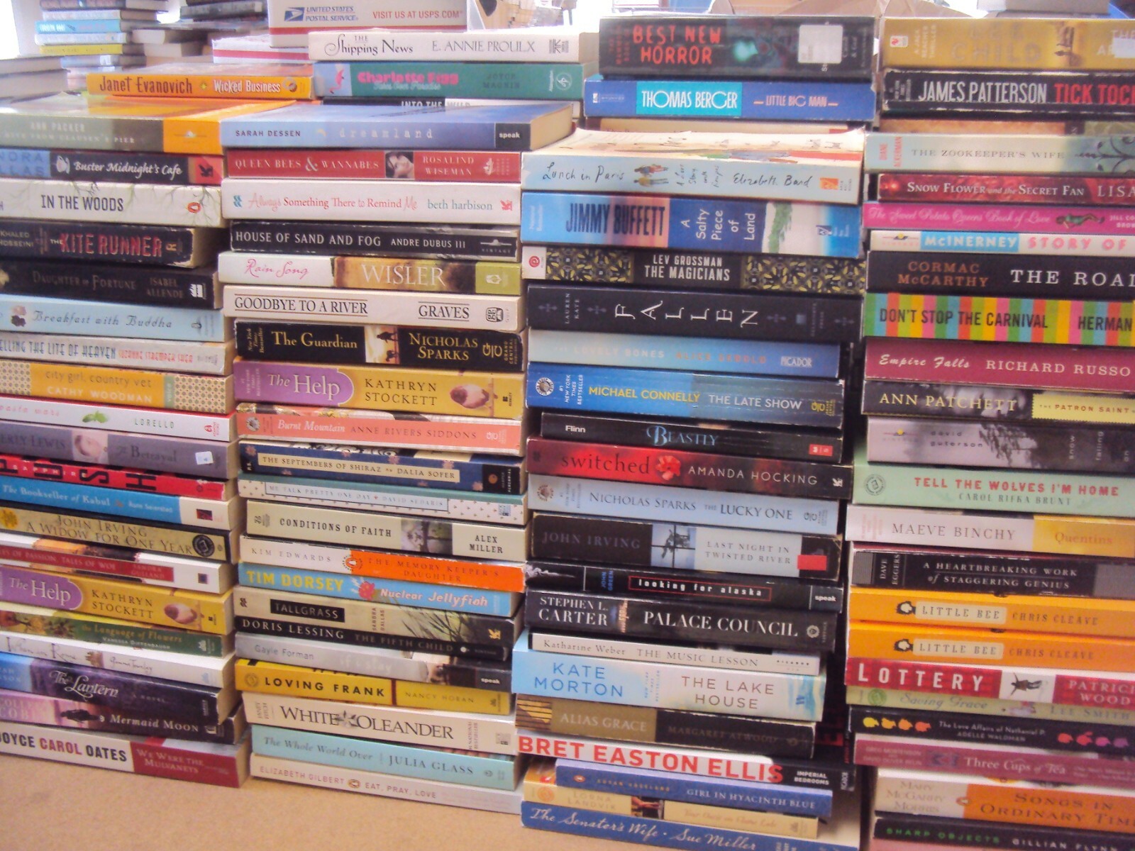 RANDOM MIX Lot 10-LBS Large Trade Size Paperback Fiction Literature All category