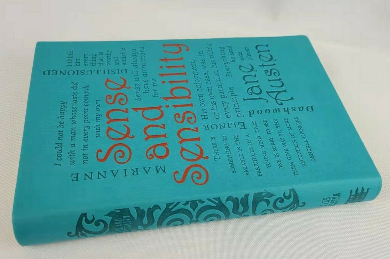SENSE AND SENSIBILITY by Jane Austen Flexi Bound Soft Faux Leather Classics NEW