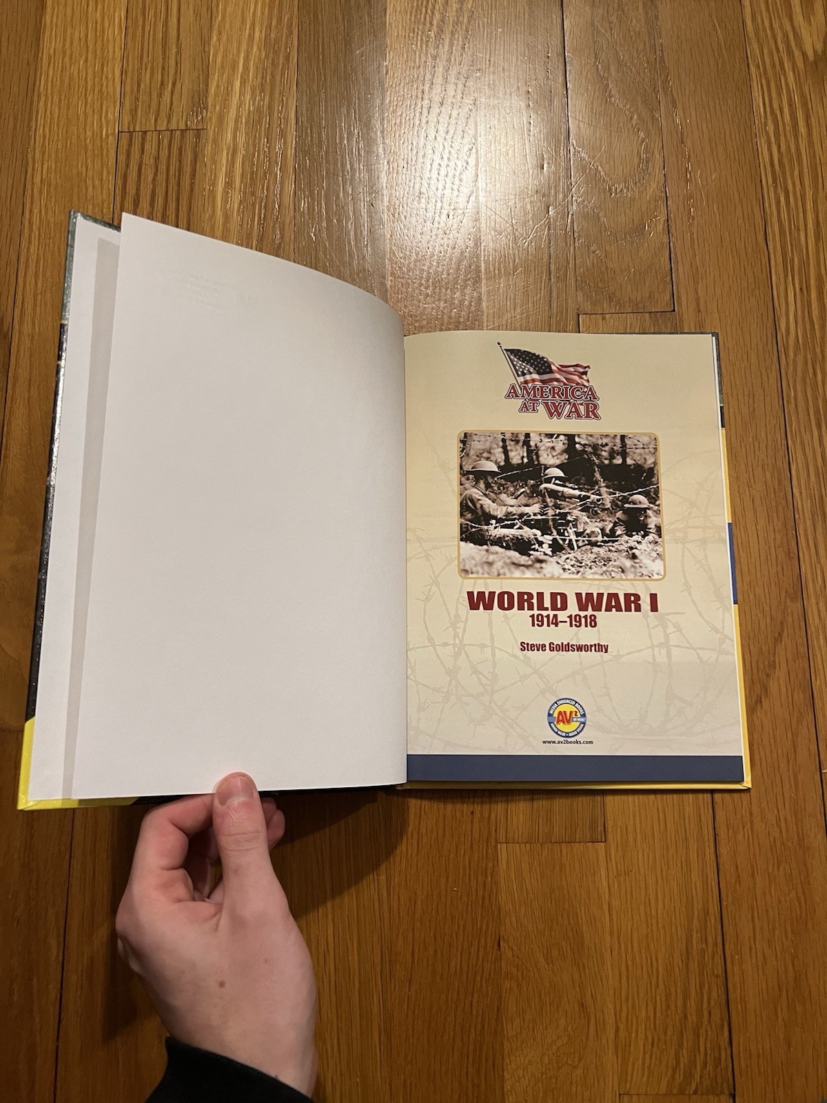 Two Kids Educational Books On WW1 – USED Ex-Library Hardcovers