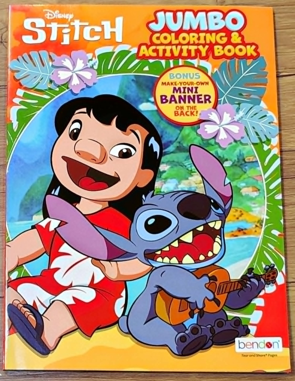 Disney STITCH Jumbo Coloring & Activity Book Lilo Mini Banner