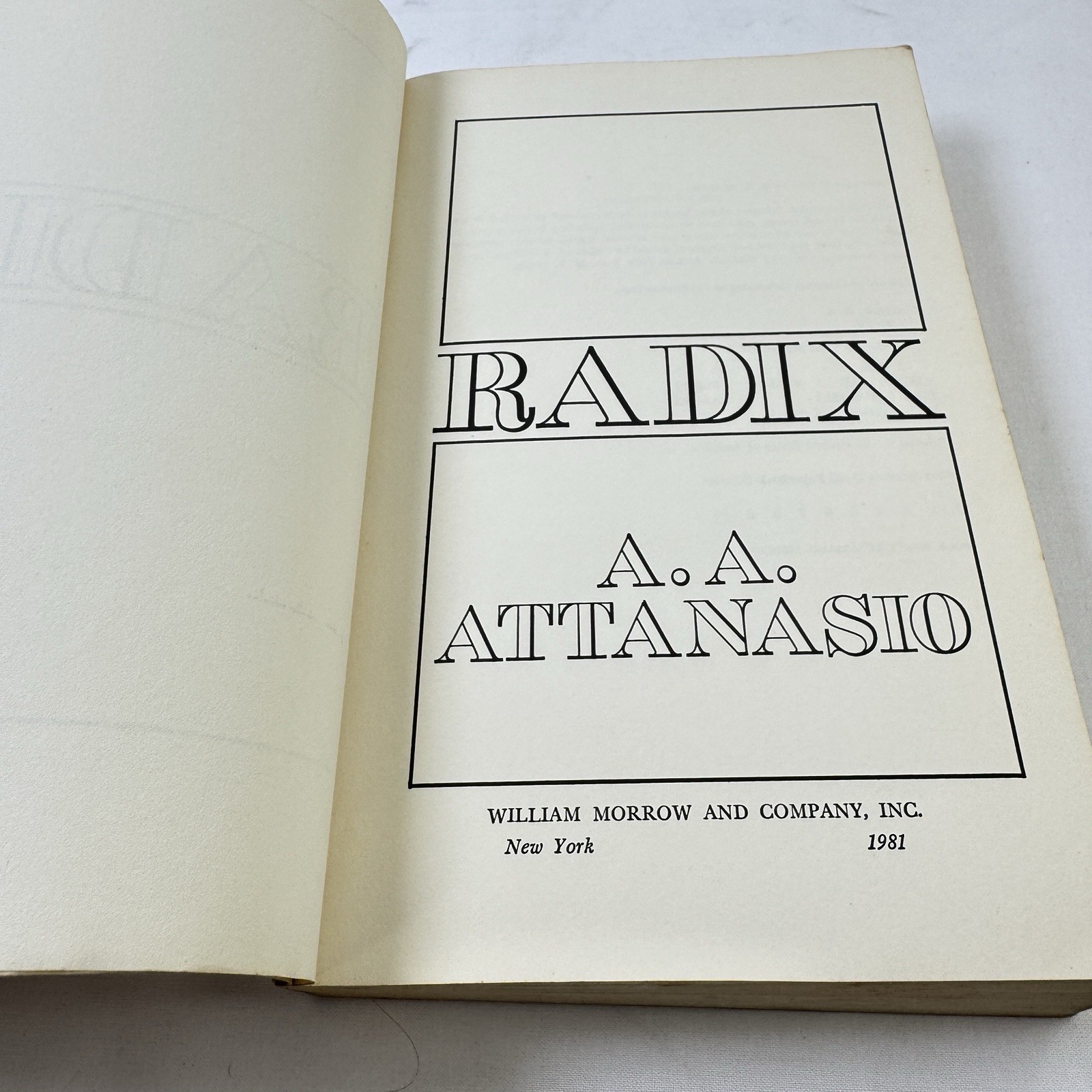AA ATTANASIO 1st Ed Book Lot BEASTMARKS In Other Worlds RADIX William Morrow