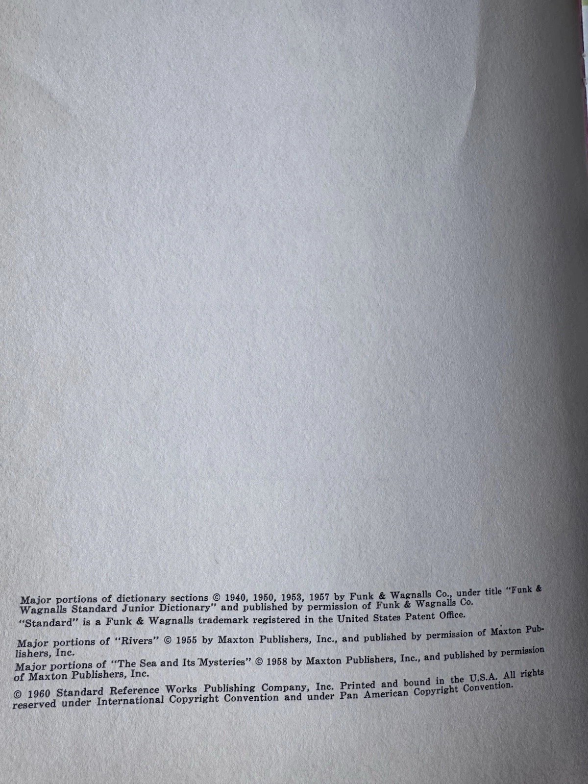 Standard Treasury Of Learning With Funk And Wagnalls vol 12 Rivers Sea 1960 VGC