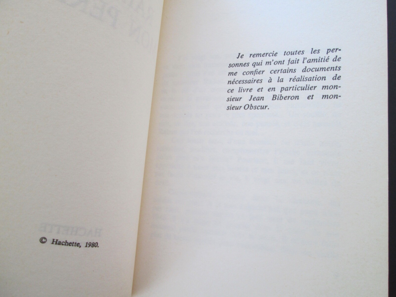 RAIMU Mon Père by Paulette Brun 1980 HACHETTE Paperback 232 Pages