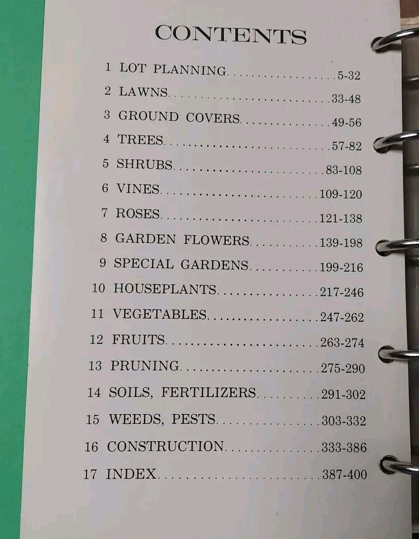 Better Homes and Gardens New Garden Book 1968 EXCELLENT Condition 400 Pages MCM