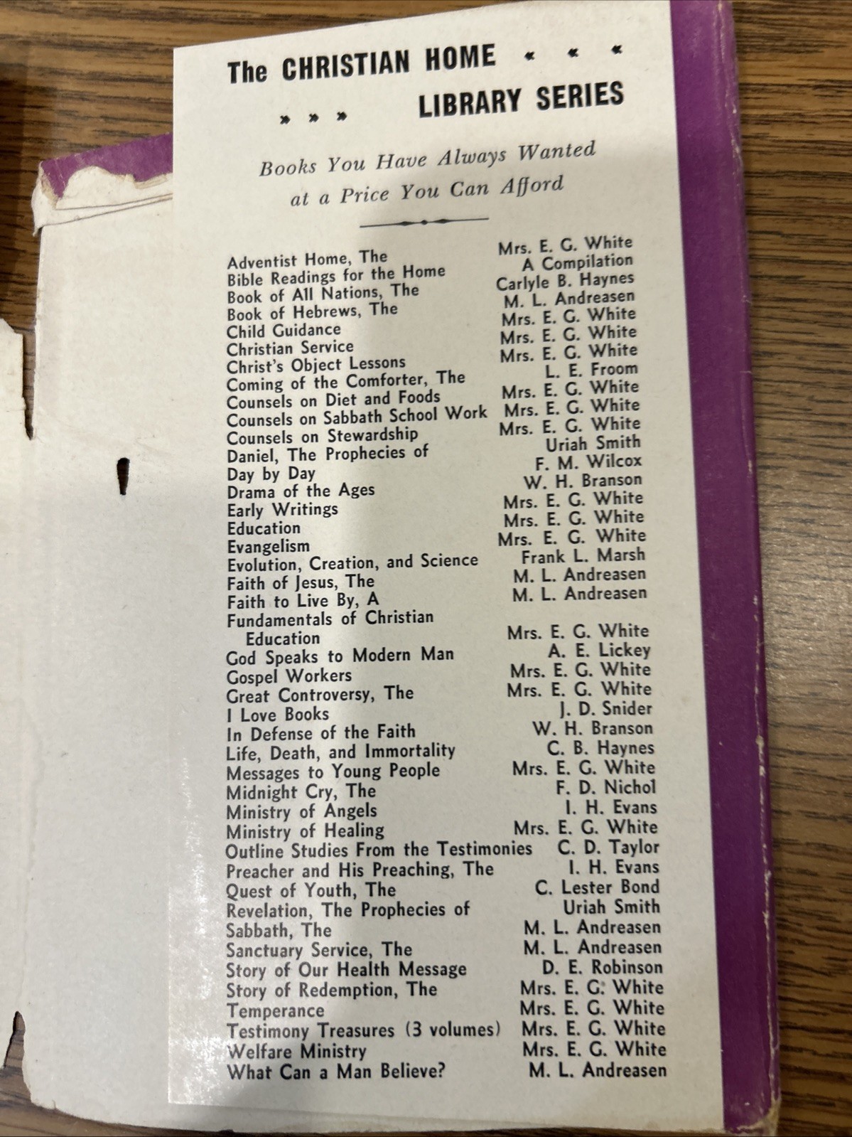 3 M L Andreasen: Book of Hebrews, Sanctuary Service & Isaiah-Gospel Prophet