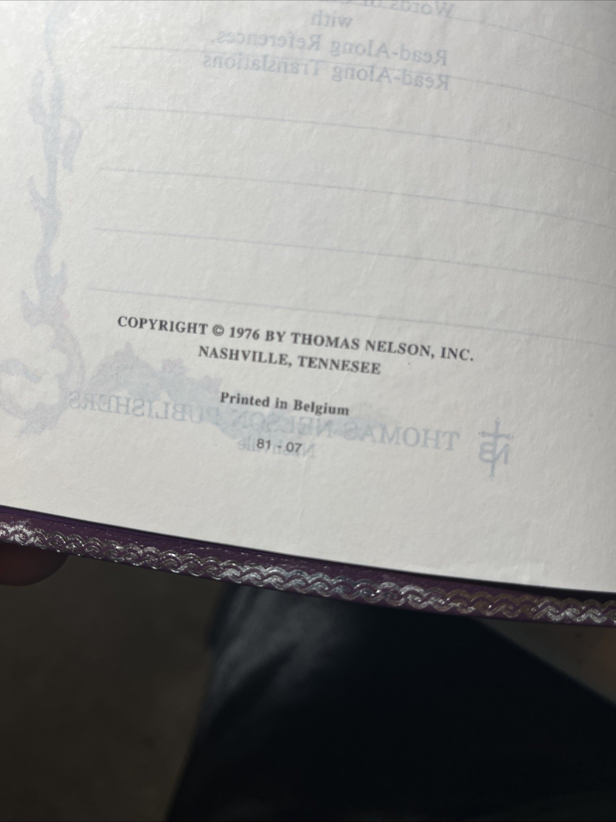 The Holy Bible Old And New Testaments In The King James Version | Thomas Nelson