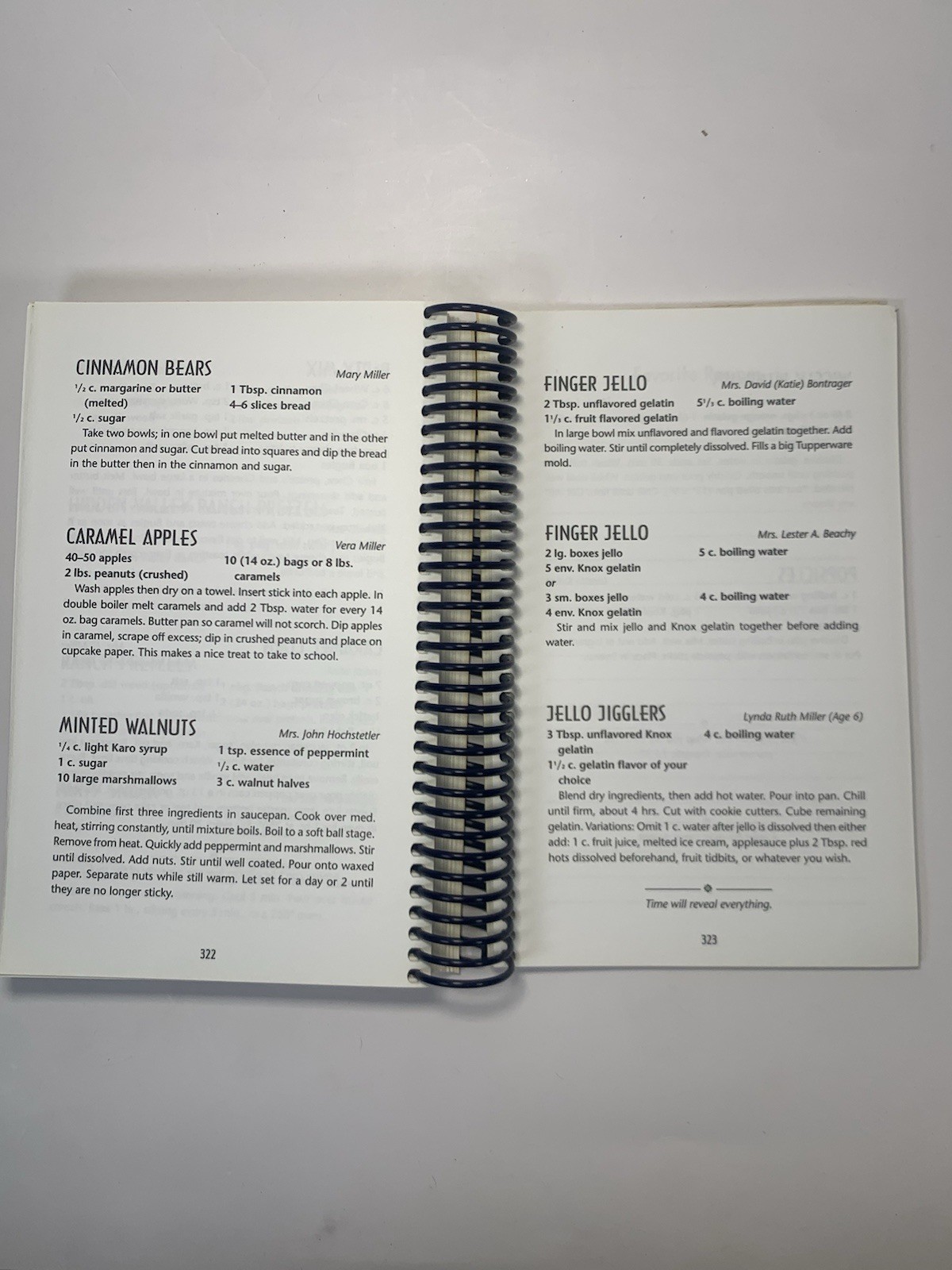 Heritage Country Harvest Cookbook Spiral Bound Recipes Amish Style