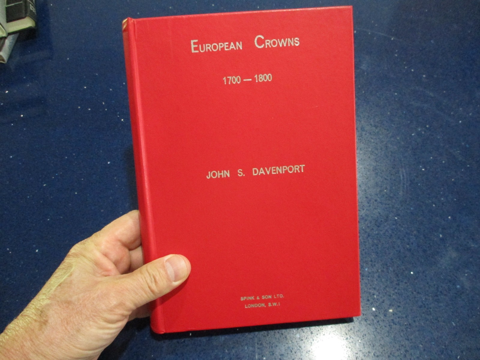 EUROPEAN CROWNS 1700-1800 Coin Book by John S Davenport w/ ORIGINAL VALUE SHEET!