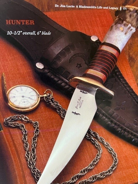 Dr. Jim Lucie: A Bladesmith’s Life & Legacy -New Hardbound Book with 300+ photos
