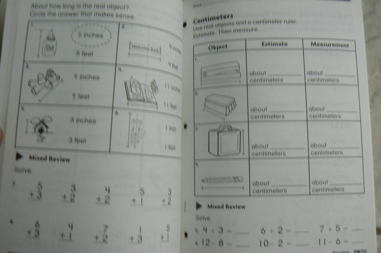 Harcourt MATH, gr. 1 / 1st BRAND NEW Practice Workbook 154-pages