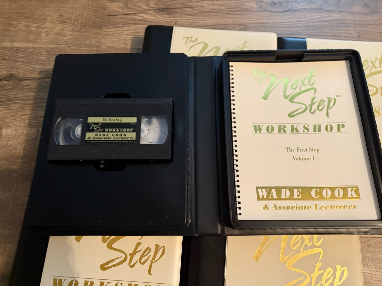The Next Step Wall Street Investing Workshop 5 VHS Tapes Workbooks By Wade Cook