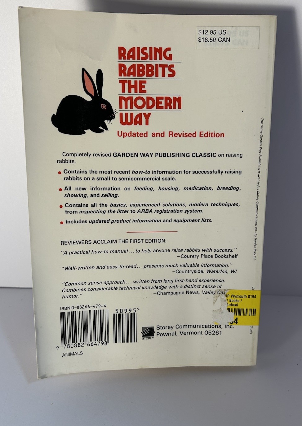Raising Rabbits the Modern Way by Bob Bennett