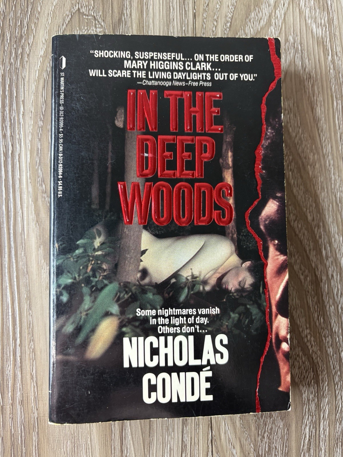 In The Deep Woods Nicholas Condé Vintage Crime Thriller Horror Paperback