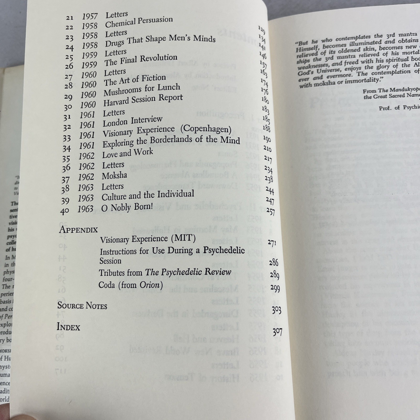 MOKSHA – WRITINGS ON PSYCHEDELICS… Aldous Huxley – HC w/DJ – 1st Ed – 1977