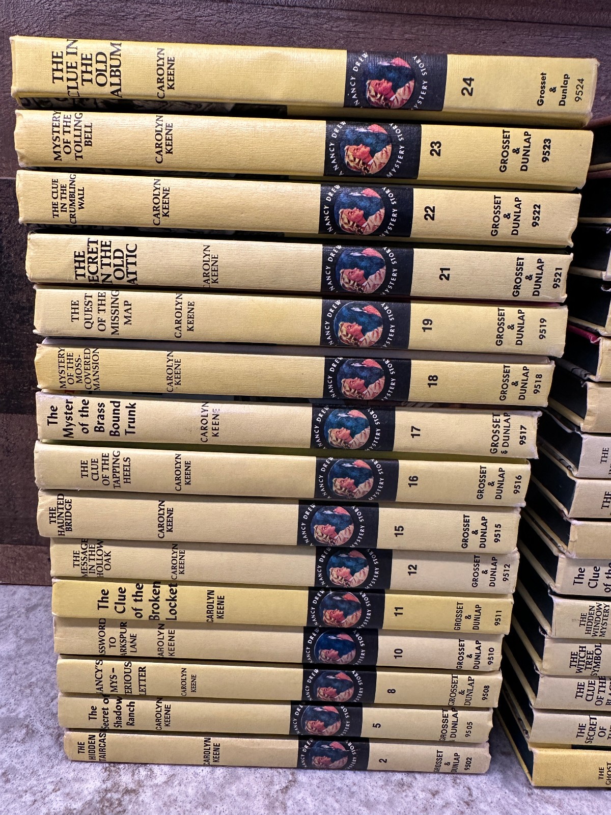 30 Nancy Drew Mystery Stories – All Matte Hardcover Edition Books- 50’s and 60’s
