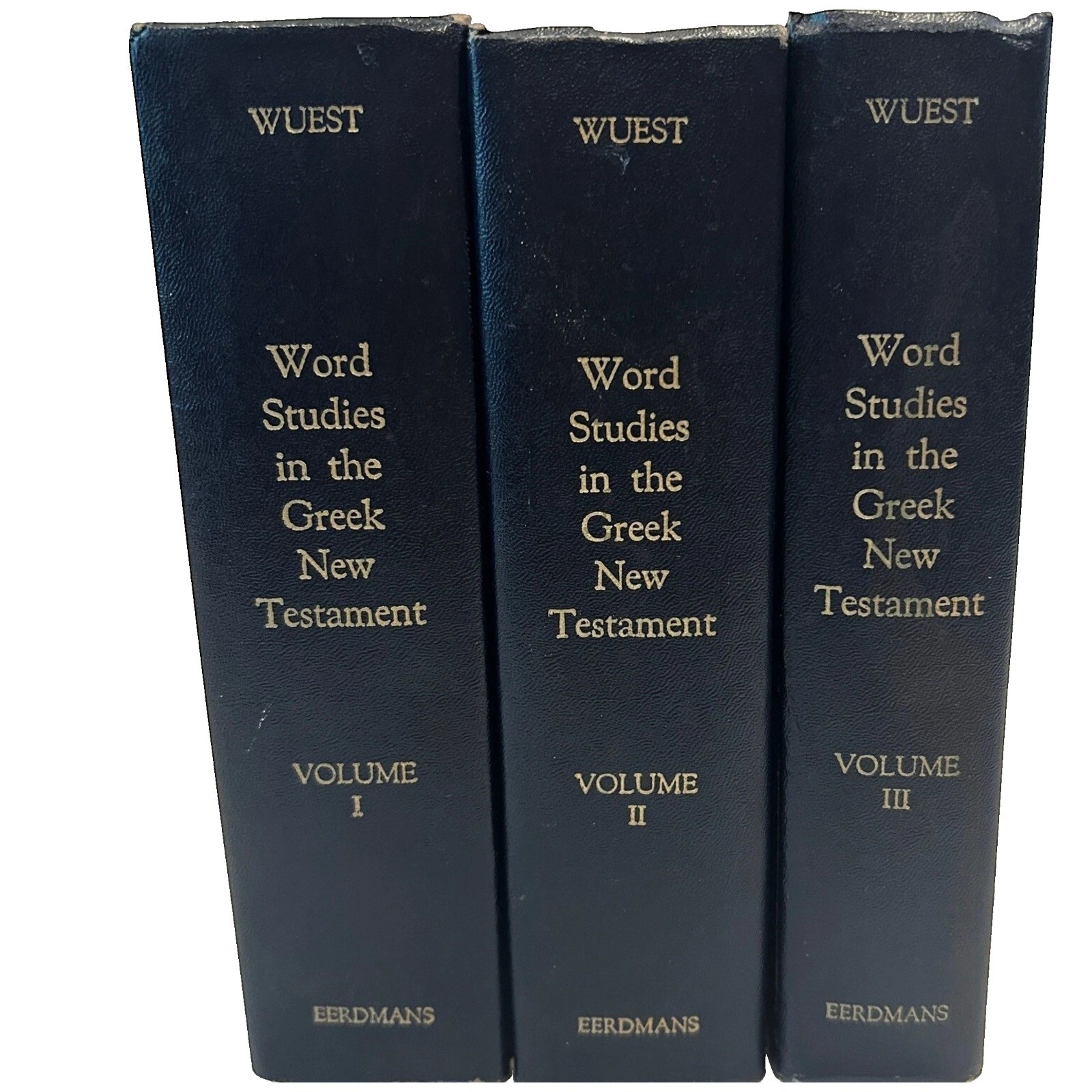 Word Studies in the Greek New Testament Wuest 4 HC Volumes Eerdmans Publishing