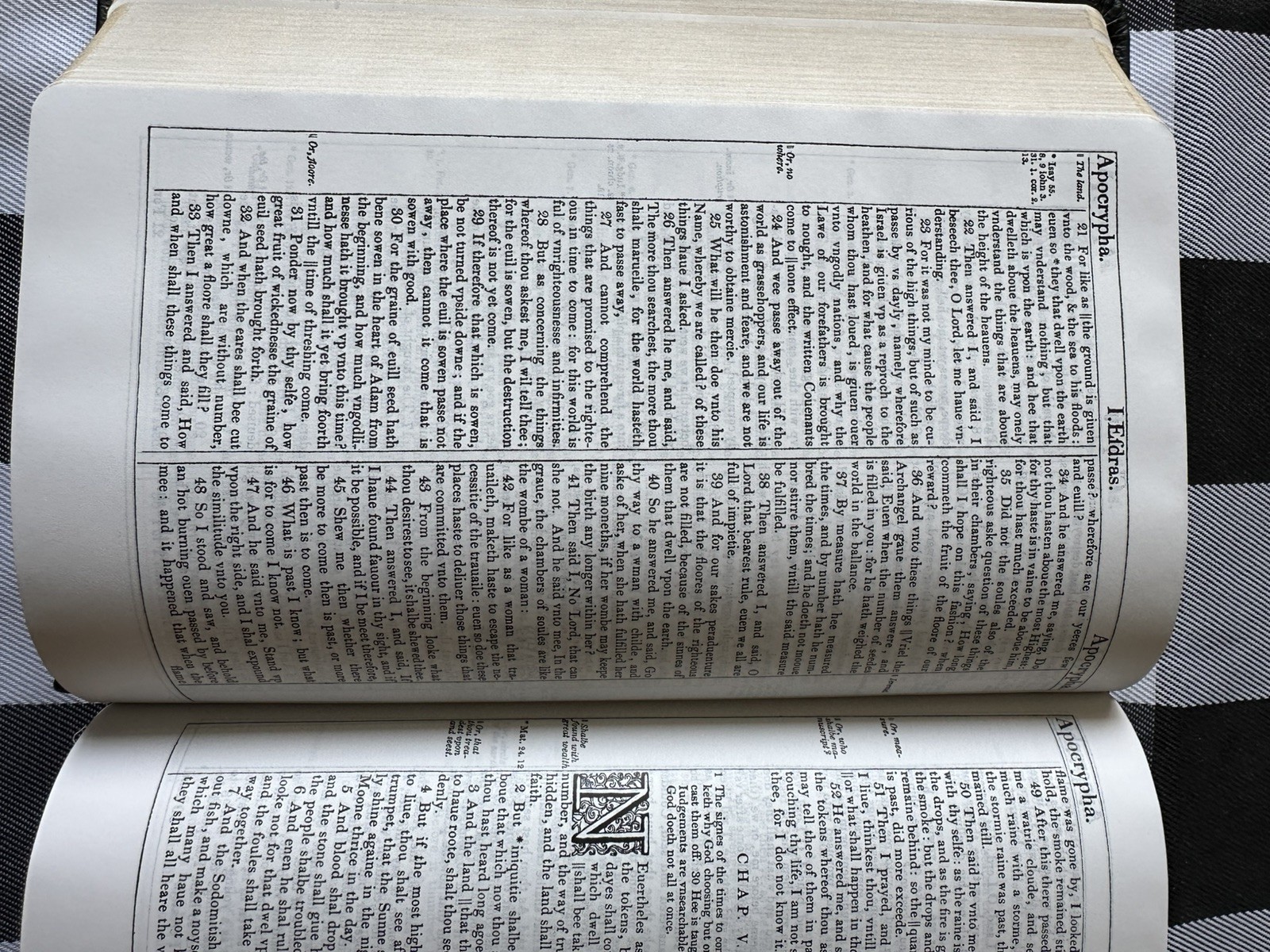 KJV 1611 Bible with Apocrypha – 400th Anniversary Edition- Genuine Leather New