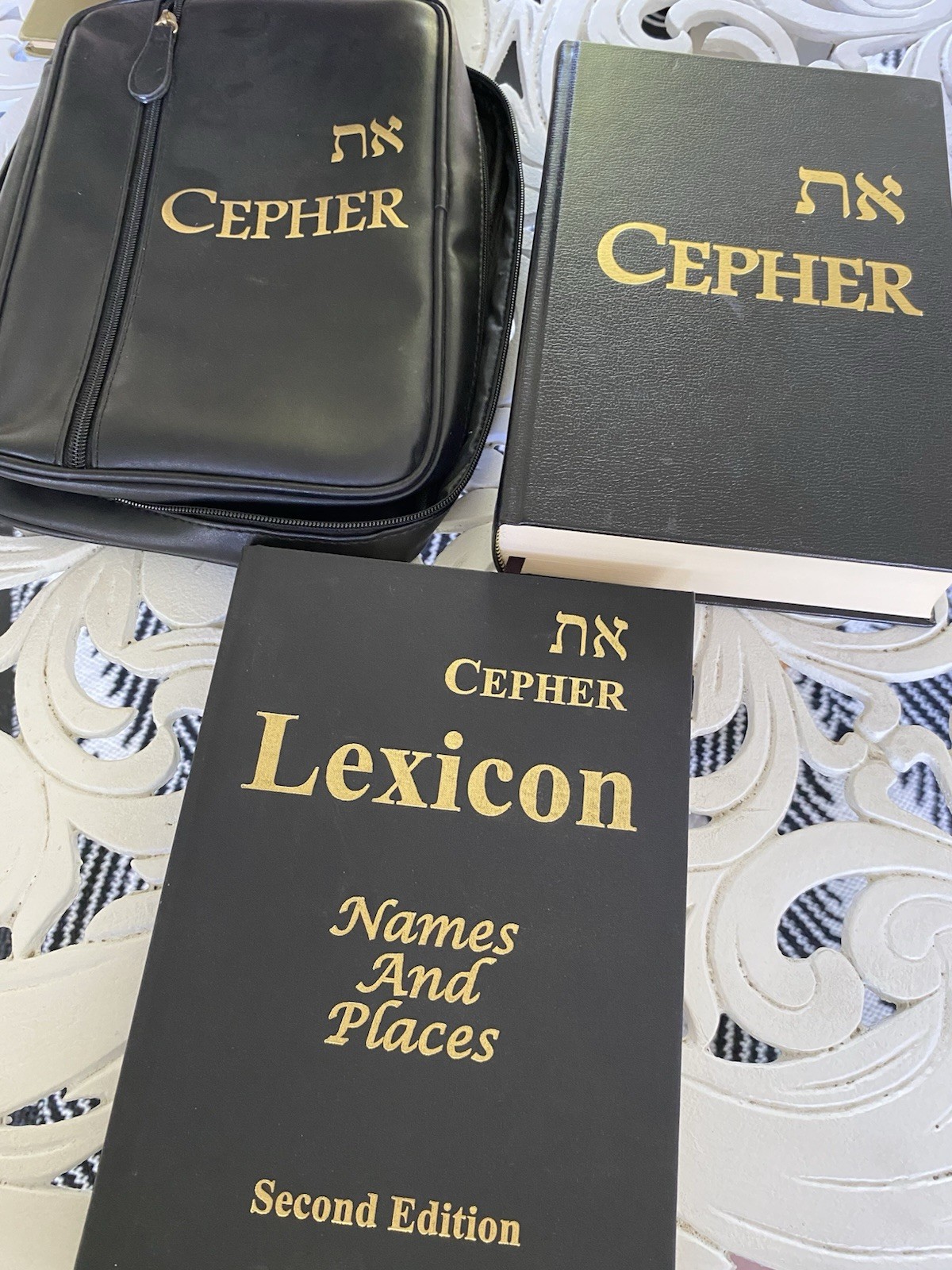 Cepher Jewish Religious Judaism Text with cover plus Lexicon Names Places 2018