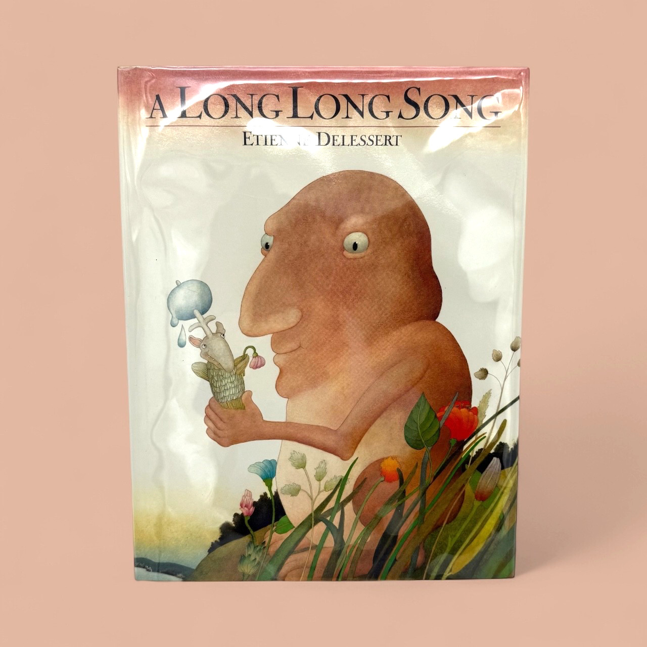 A LONG LONG SONG By Etienne Delessert – 1st ED Hardcover Near fine / very good +