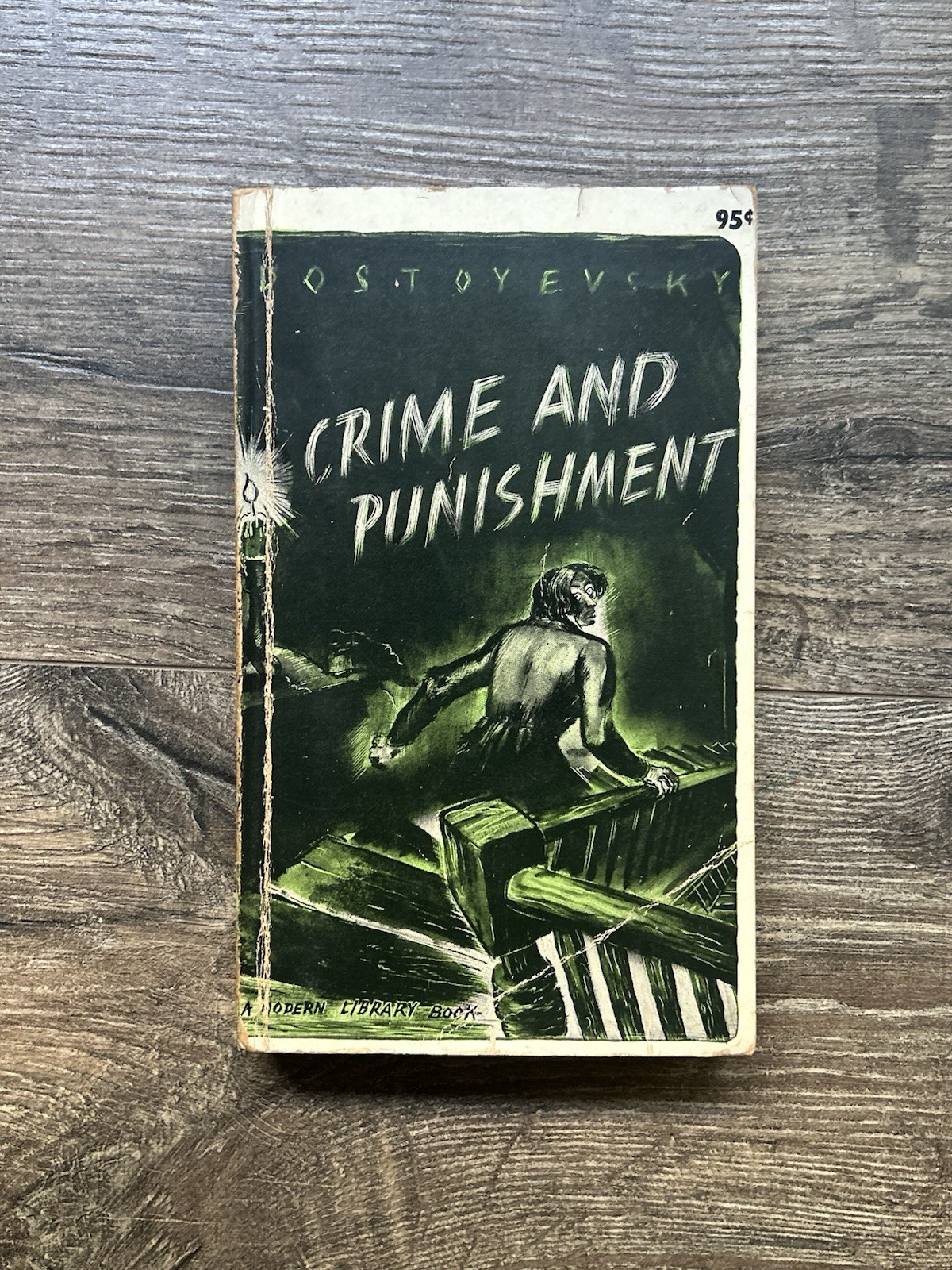 Fyodor Dostoyevsky Crime and Punishment Modern Library Paperback 1950 Vintage