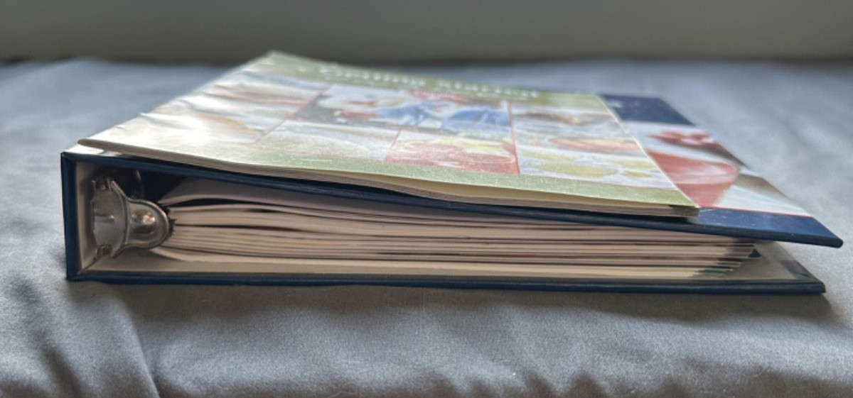 VITA-MIX Whole Food Recipes For Better Living ringed binder & Getting Started Gu